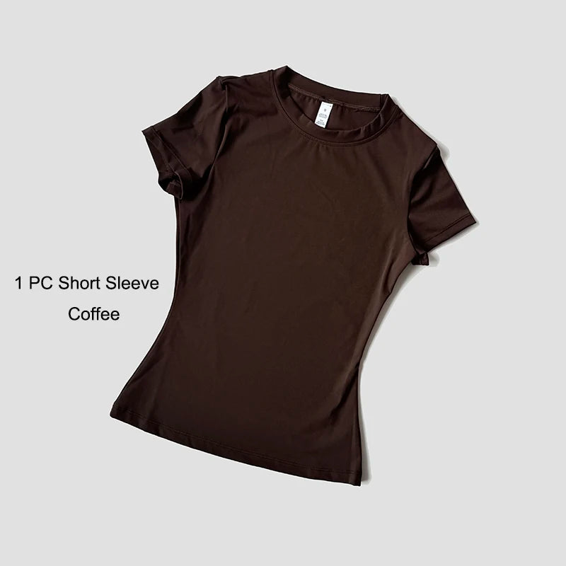 Women's Sports fitness Set Seamless Knitted