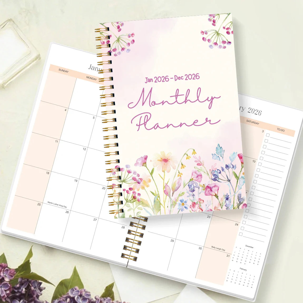Chic Floral Planner 2026